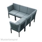 Lounge Set Lugo Grau Für 4 5 Personen 