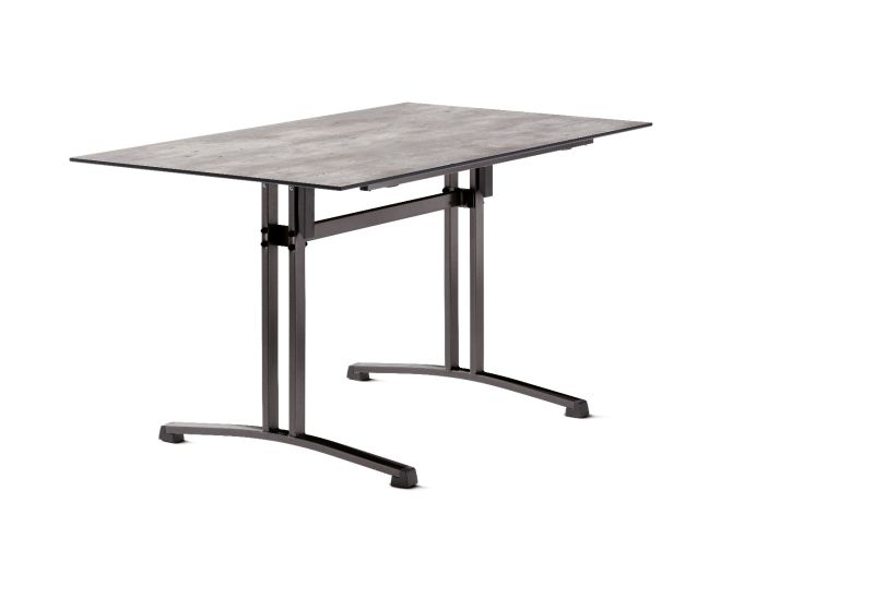 Gastro-Tisch mit Säulenklapp-Gestell und Polytec®-Dekorplatte