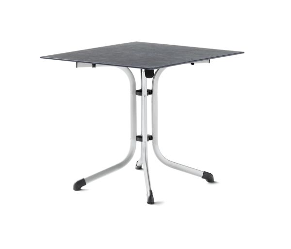 Boulevard-Klapptisch mit Polytec® (HPL)-Tischplatte 80 x 80 cm