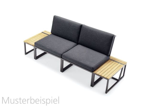 Havanna Loungeset mit 2 Plätzen - Mit Beistelltischen