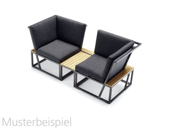 Lounge Set Havanna - 2 Ecksessel mit Beistelltisch